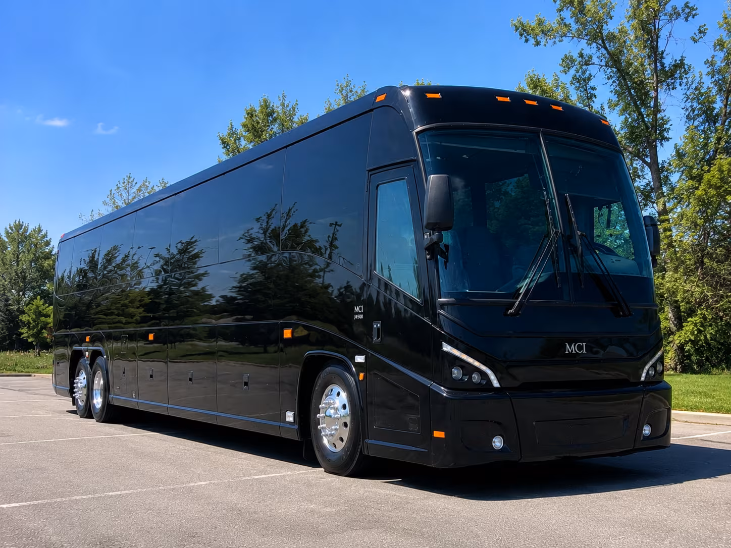 bryan polished and efficient corporate charter bus rentals