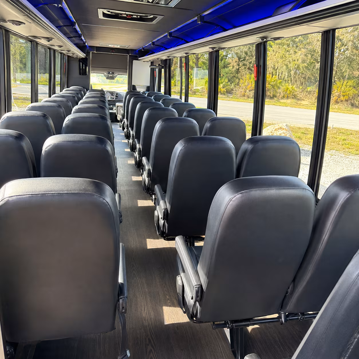 conroe private employee shuttles for conroe companies