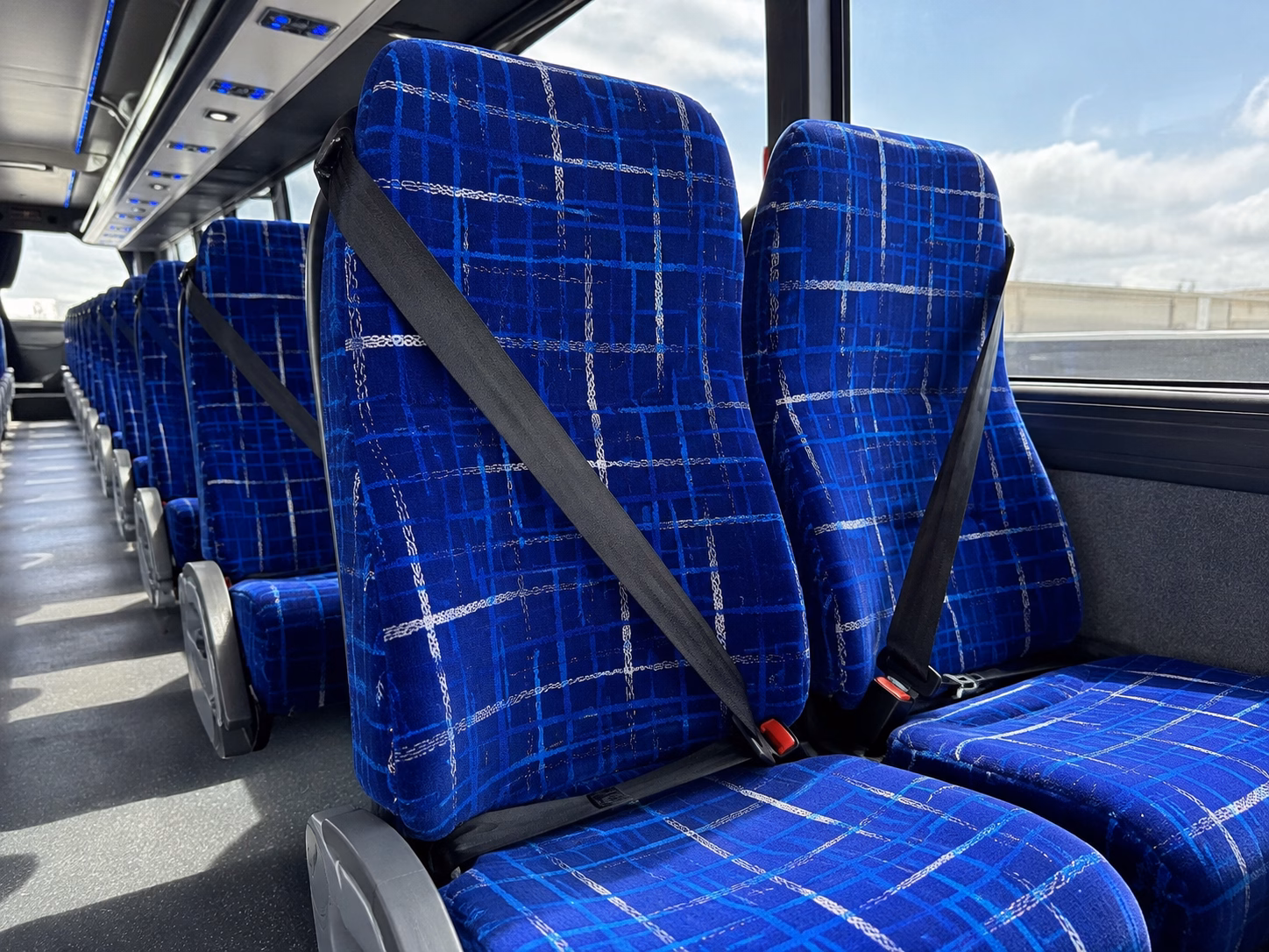 league city government military charter bus services