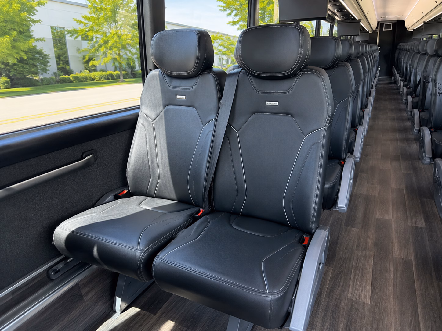 sugar land charter bus interior