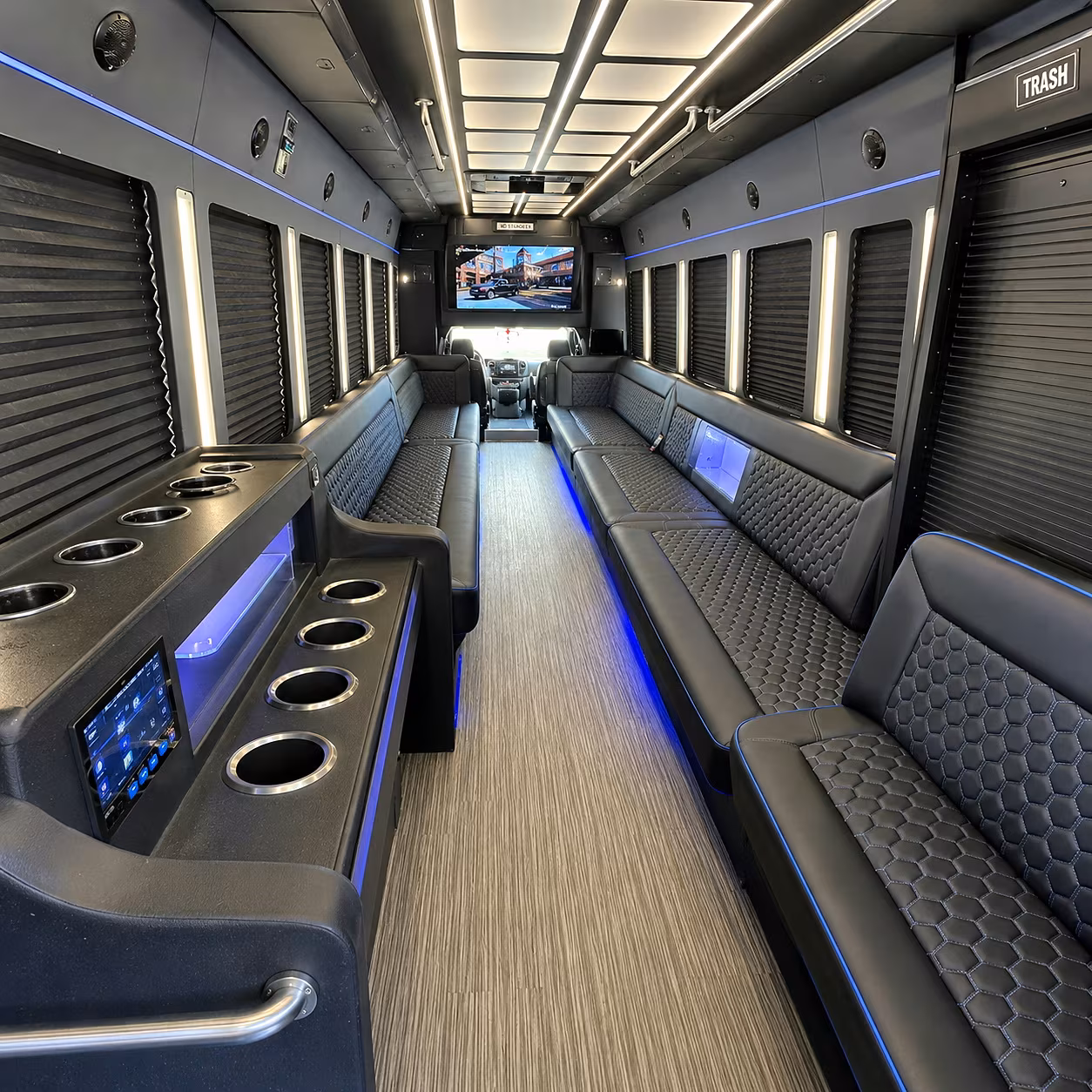 sugar land party bus rentals inside