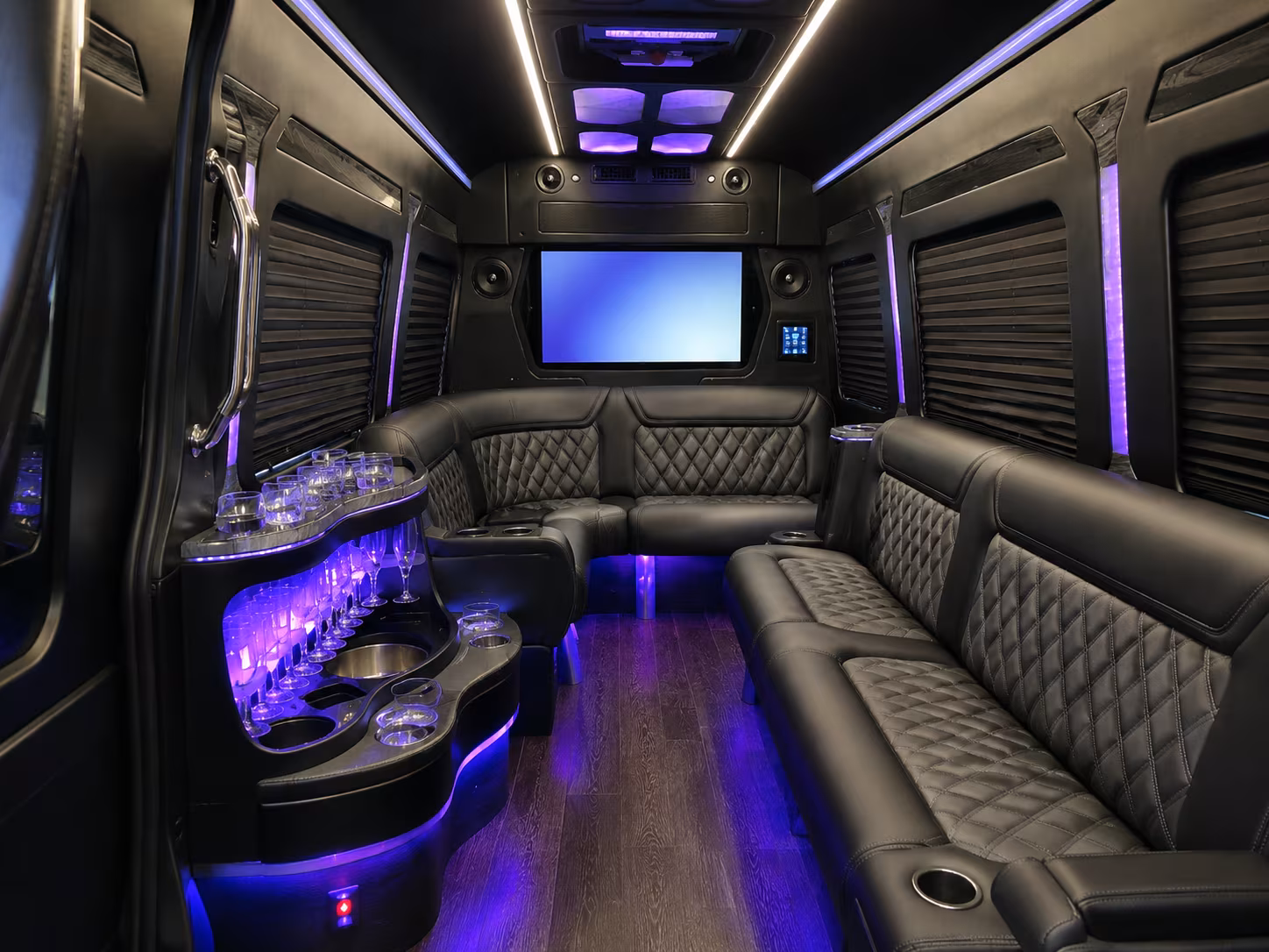 sugar land wine tour brewery transportation onboard seating