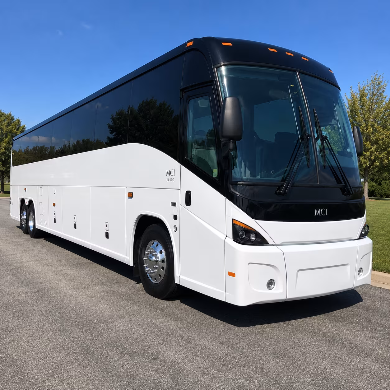 the woodlands charter bus